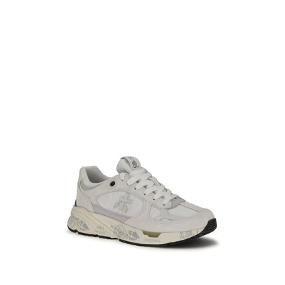 Premiata White Polyamide Chunky Sneakers
