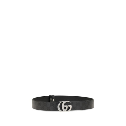 Gucci Black Calf Leather Bos Taurus Regular Belt