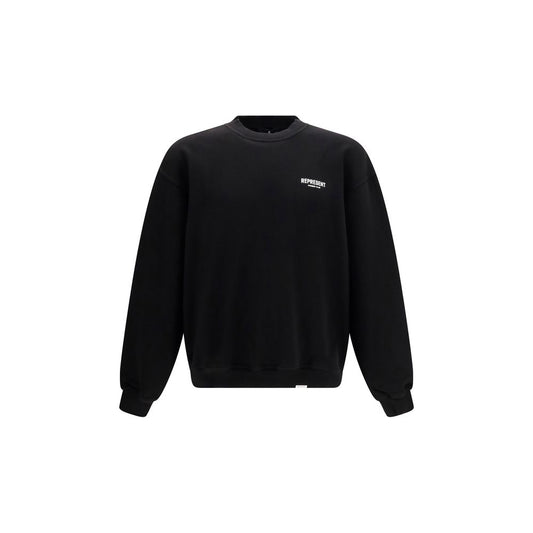 Represent Black Cotton Sweatshirt