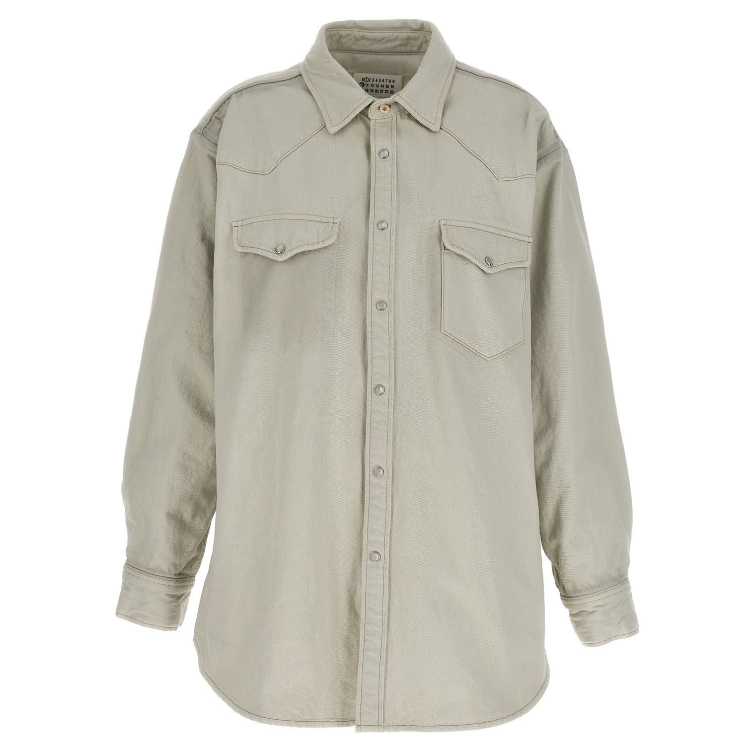 Maison Margiela White Cotton Denim Jacket