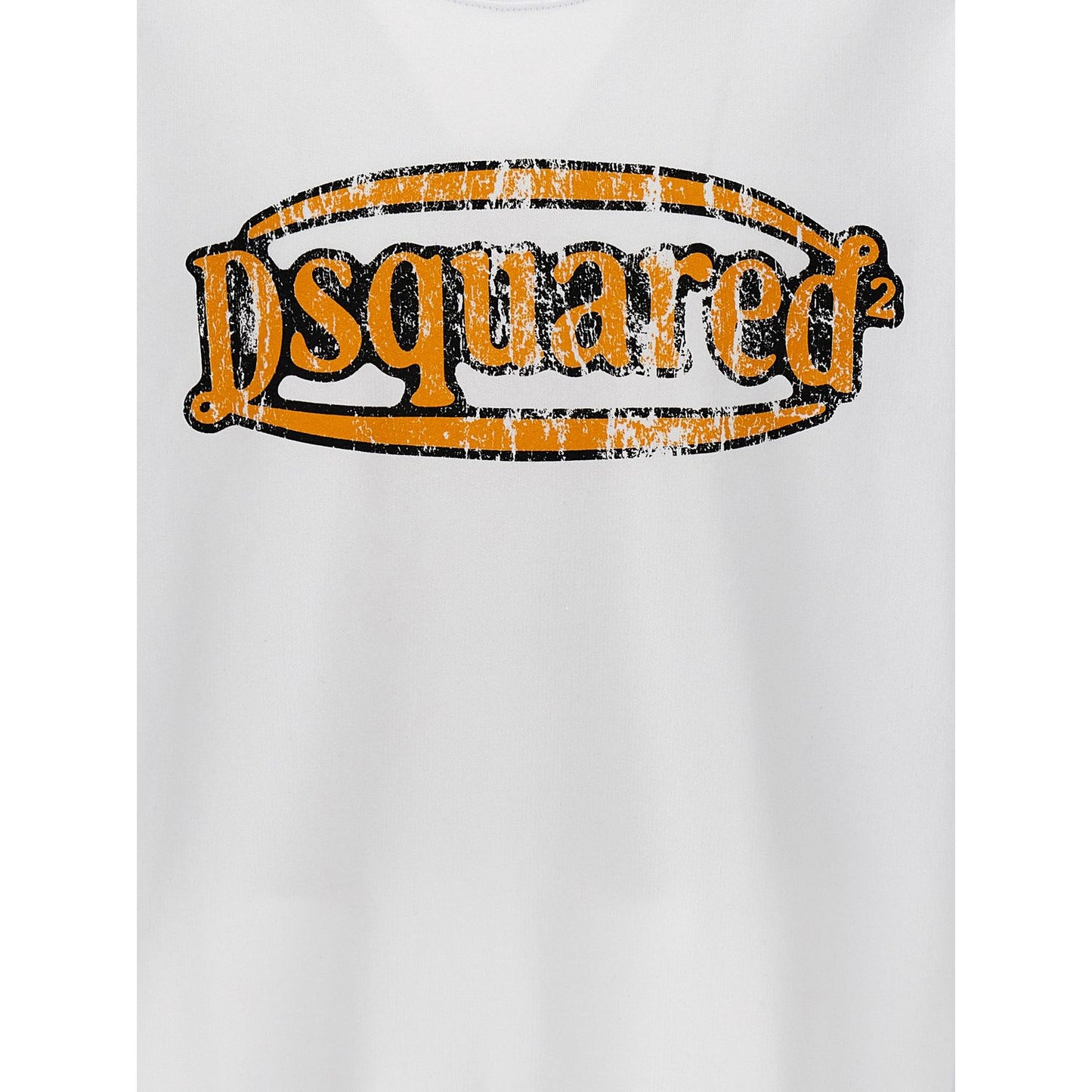Dsquared² White Cotton Sweatshirt