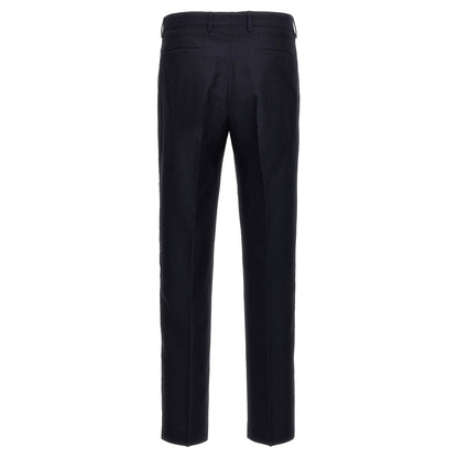 Etro Blue Cotton Dress Pants