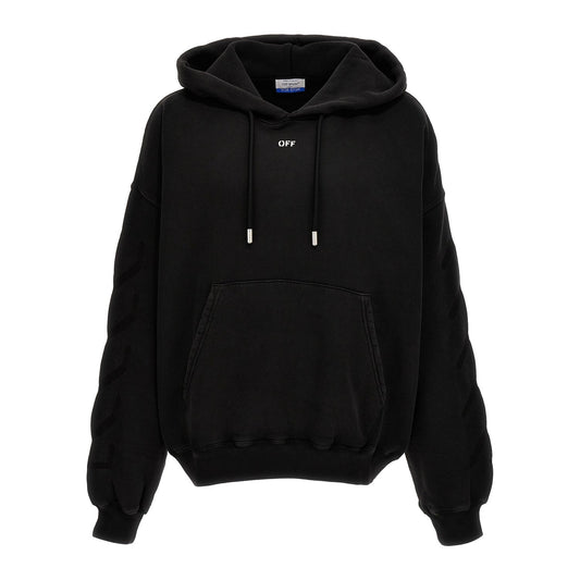Off-White Gray Cotton Sweatshirt