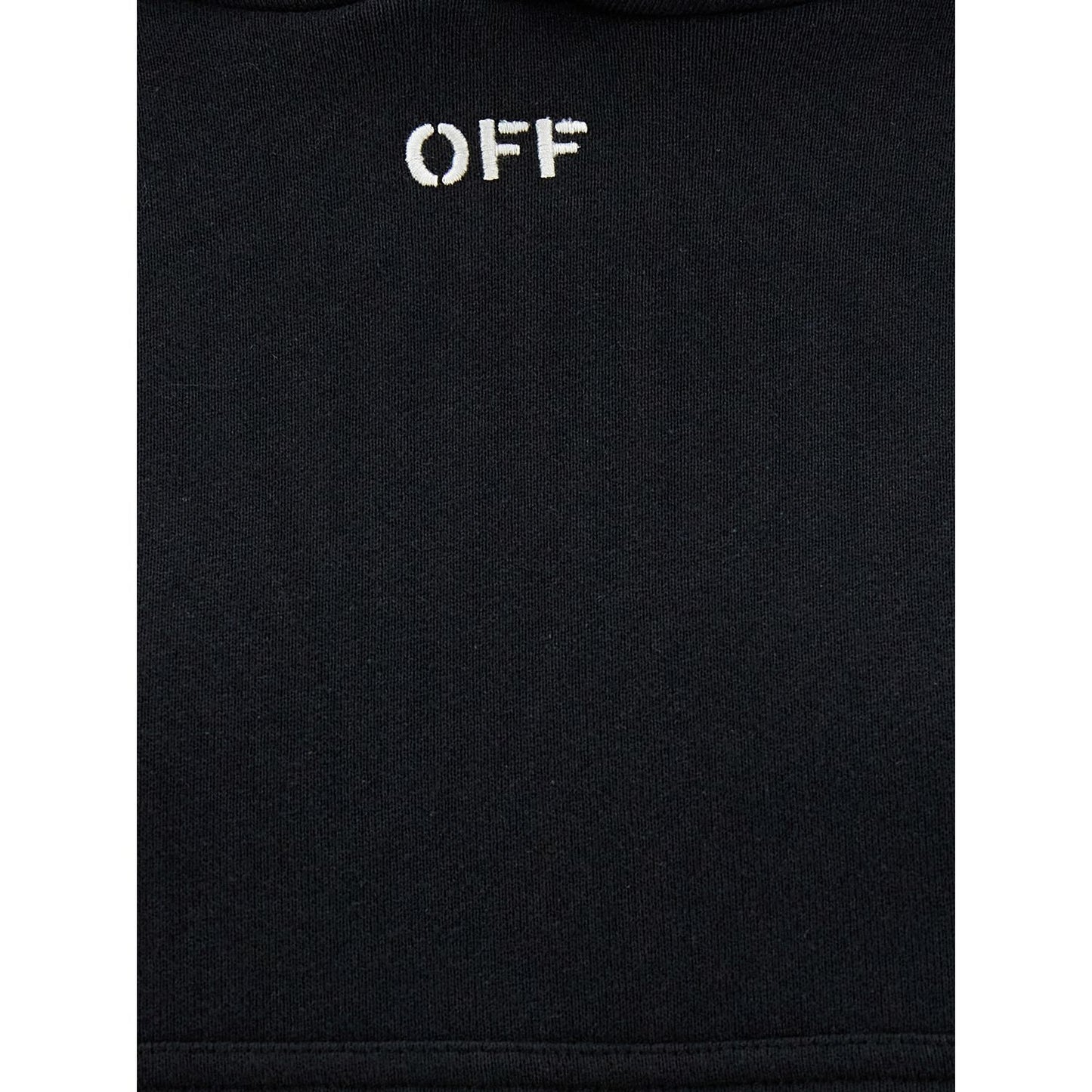 Off-White Black Cotton Hoodie