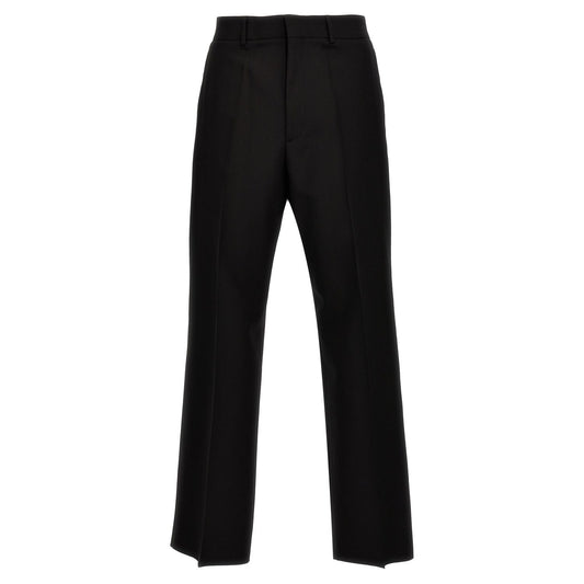 Valentino Garavani Black Virgin Wool Dress Pants