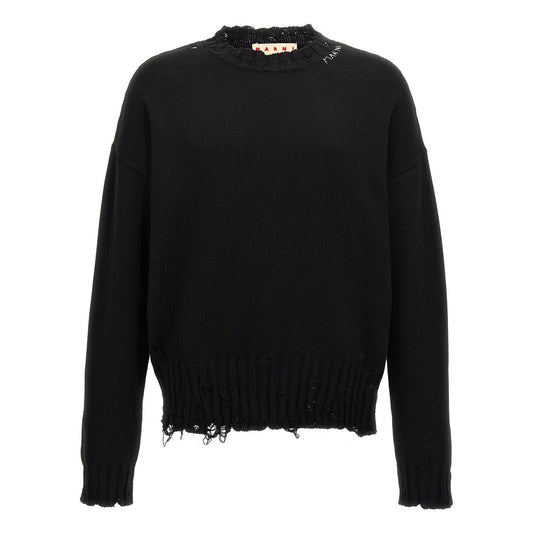 Marni Black Cotton Cardigan
