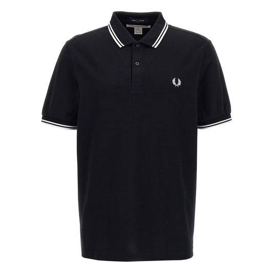 Comme Des Garçons Bicolor Cotton Polo Shirt