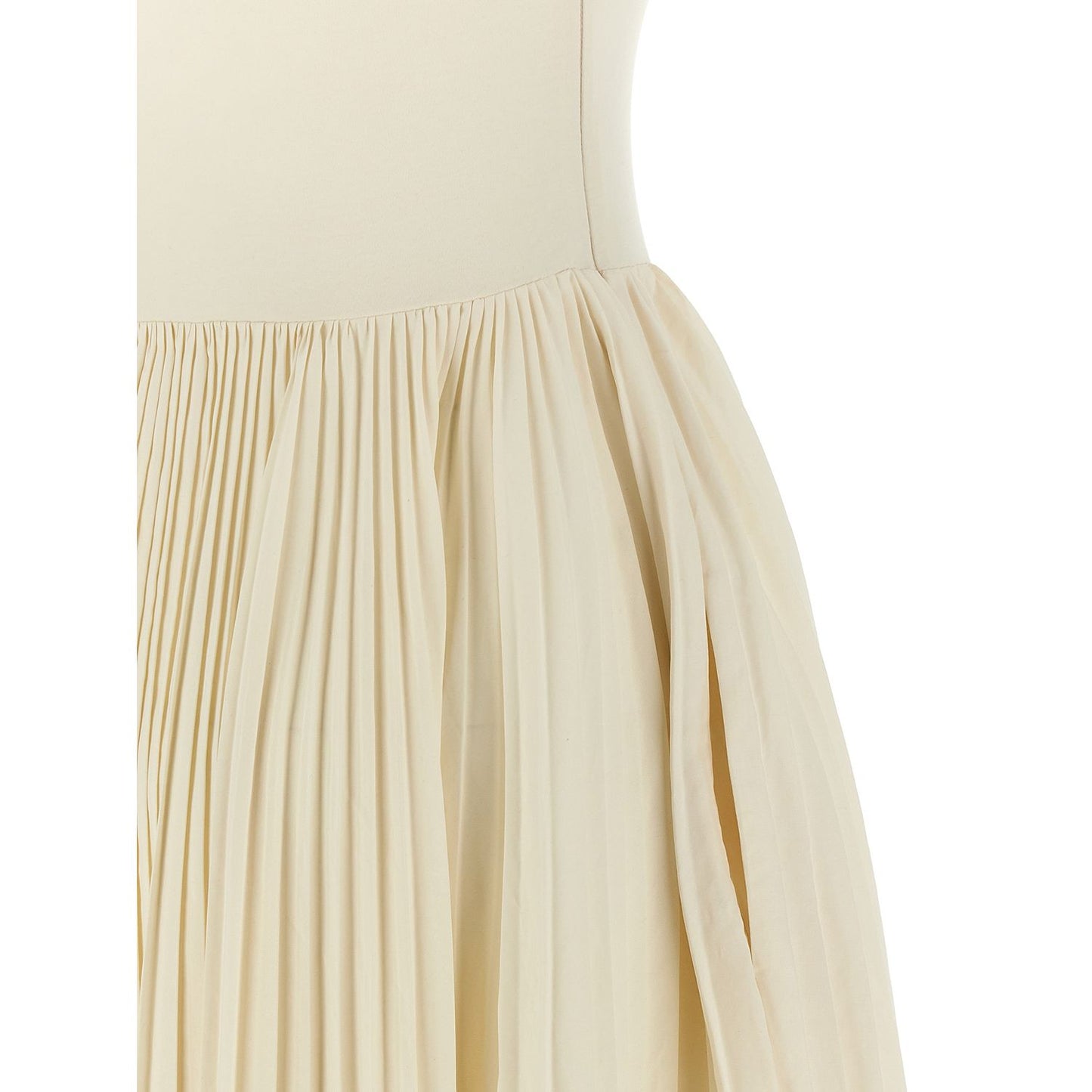 Alexander McQueen White Cotton Long Dress