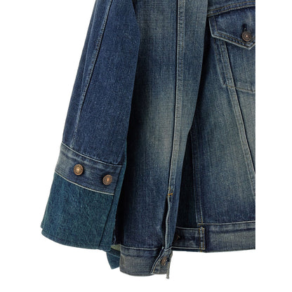 Junya Watanabe Blue Cotton Denim Jacket