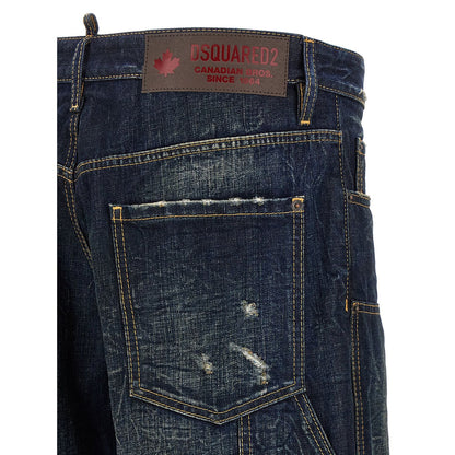 Dsquared² Blue Cotton Jeans Denim