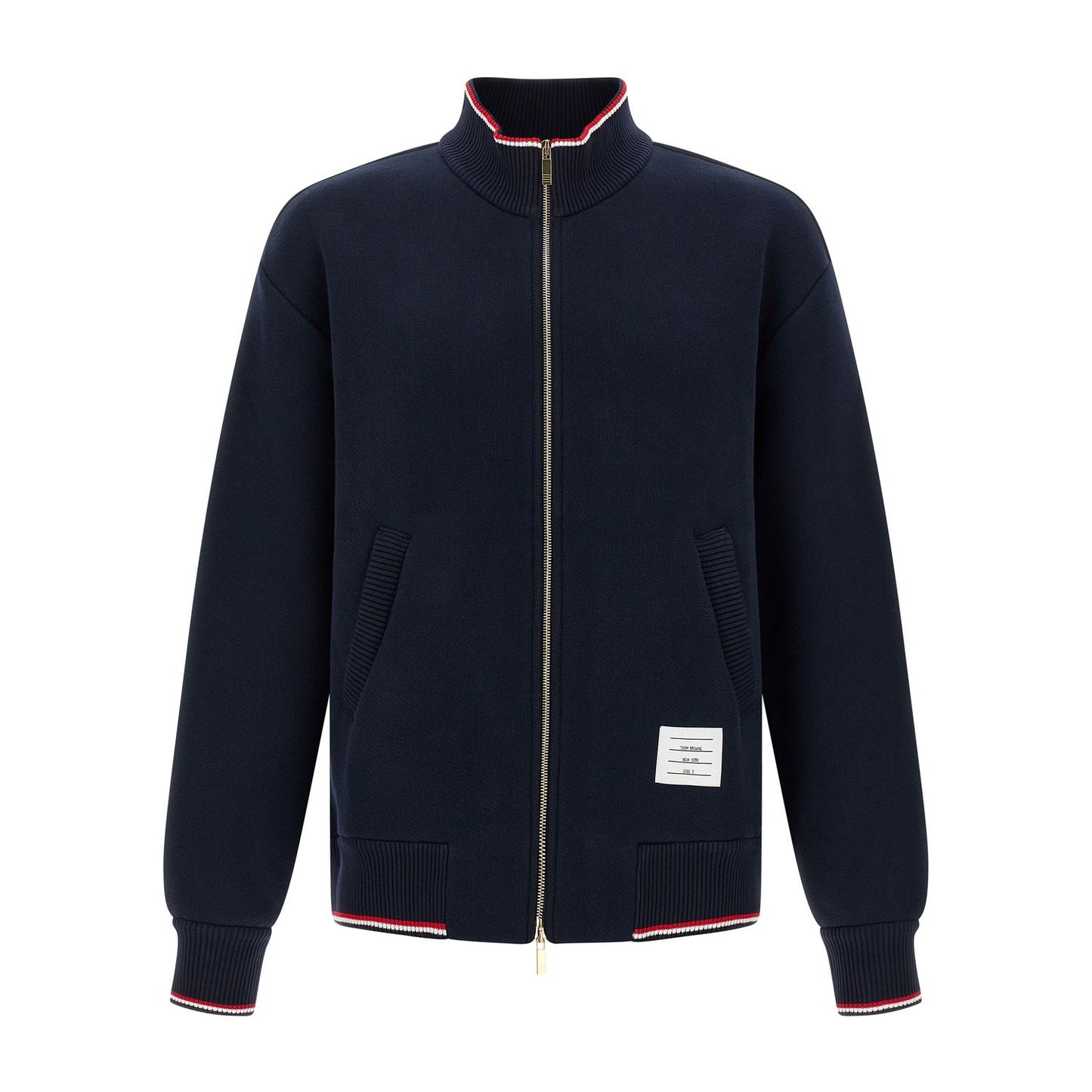 Thom Browne Blue Cotton Sweatshirt