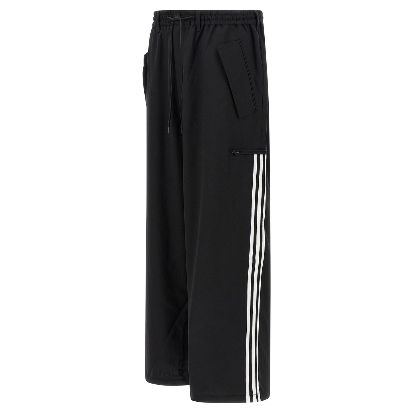 Y-3 Black Polyester Casual Pants