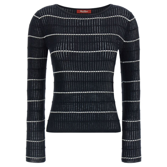 Max Mara Blue Silk Cardigan