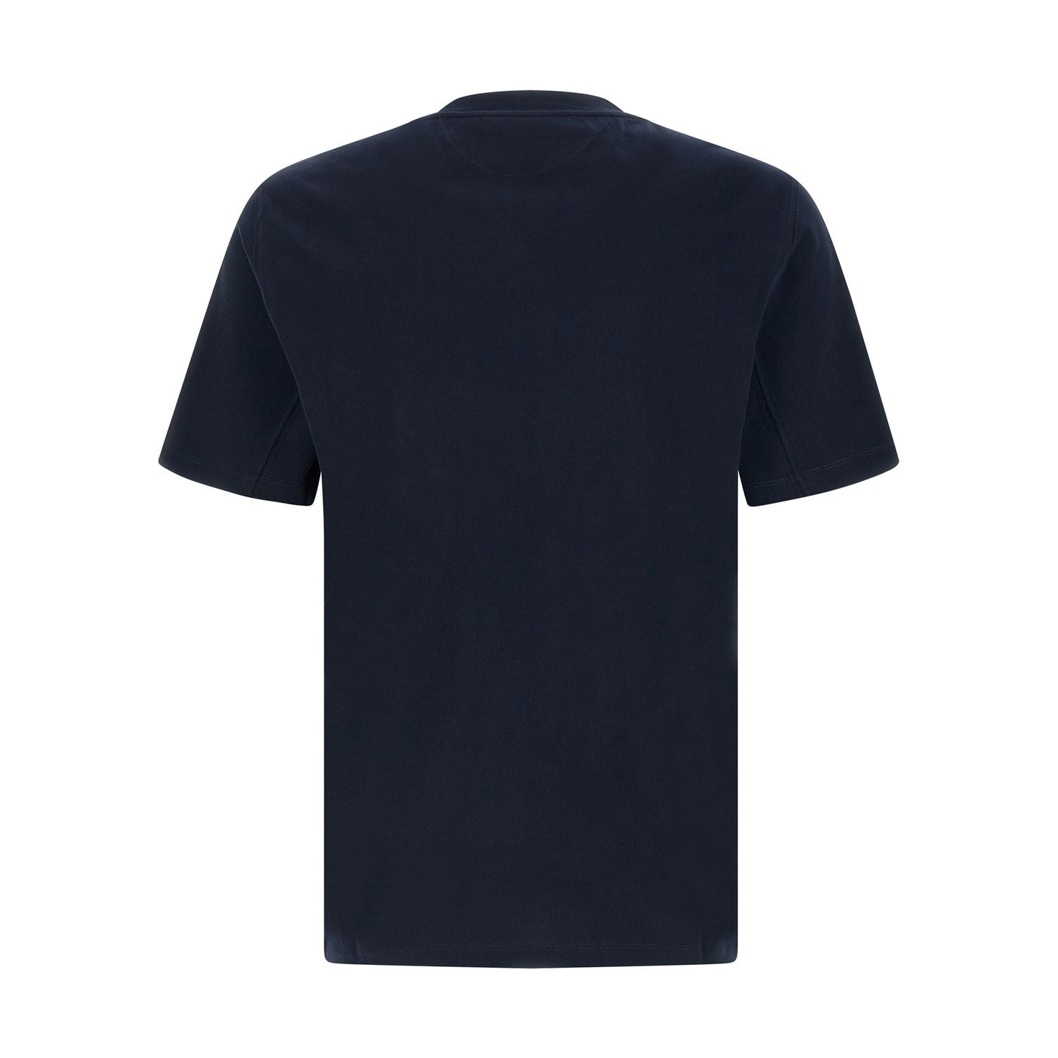 Brunello Cucinelli Blue Cotton T-Shirt