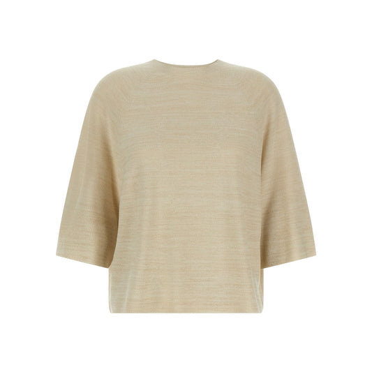 Fabiana Filippi Gold Cotton Cardigan