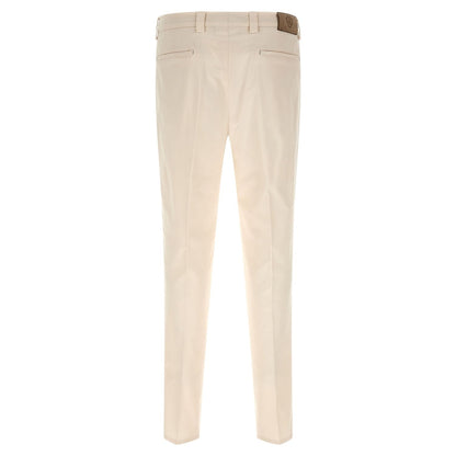 Brunello Cucinelli White Cotton Casual Pants