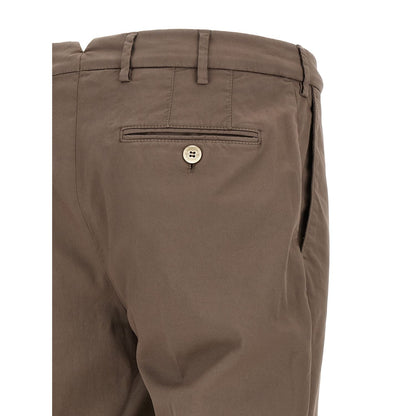Brunello Cucinelli Beige Cotton Casual Pants