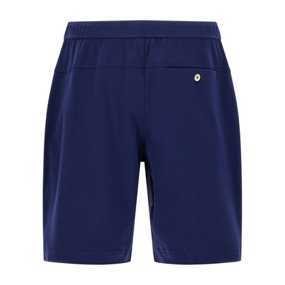Brunello Cucinelli Blue Cotton Bermuda Shorts