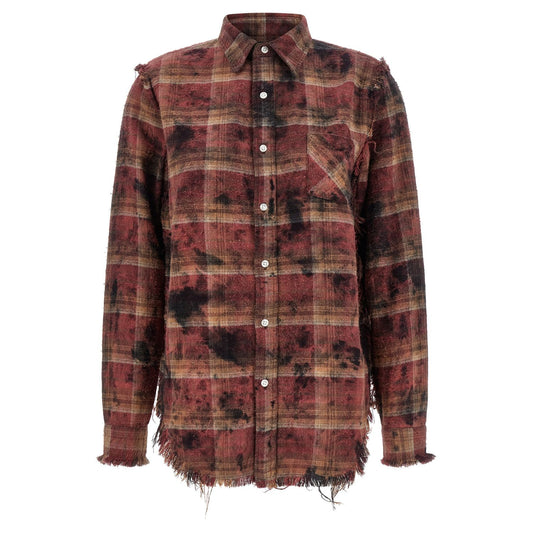 R13 Red Cotton Blouse