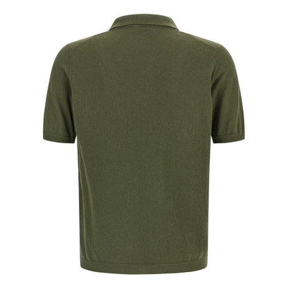 Roberto Collina Bicolor Cotton Polo Shirt