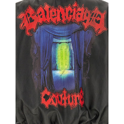 Balenciaga Black Lamb Leather Leather Jacket