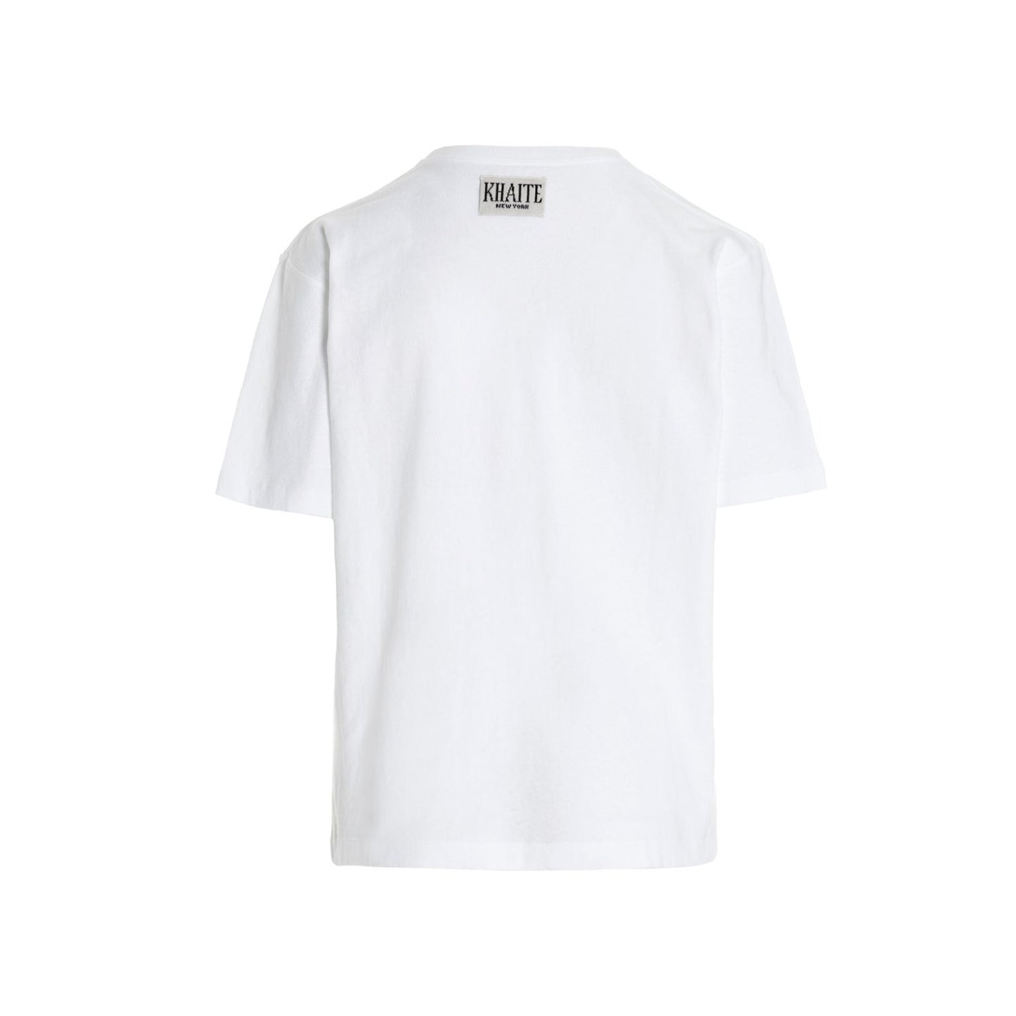 Khaite White Cotton T-Shirt