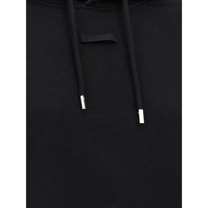 Jacquemus Black Cotton Hoodie