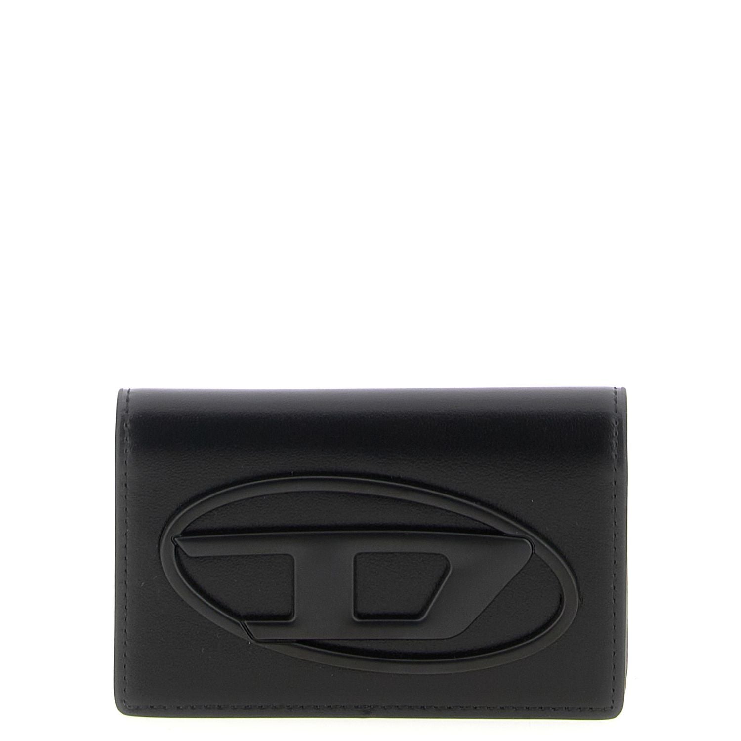 Diesel Black Leather Cardholder