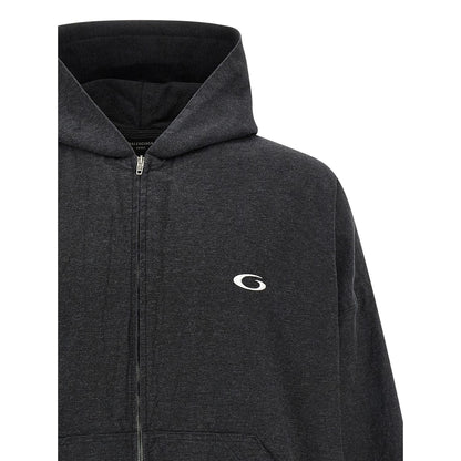Balenciaga Gray Cotton Sweatshirt