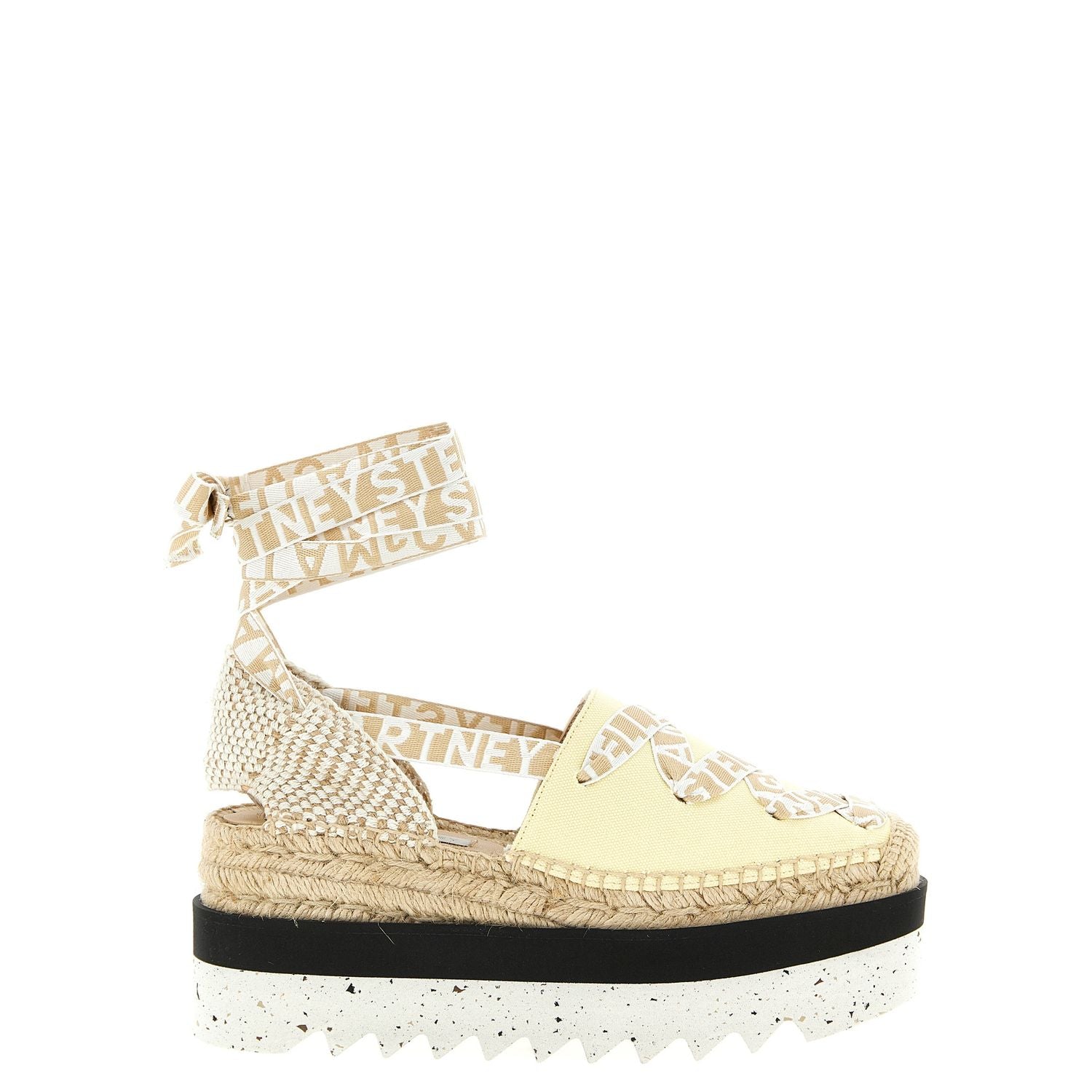 Stella McCartney Bicolor Polyethylene Wedge Sandals