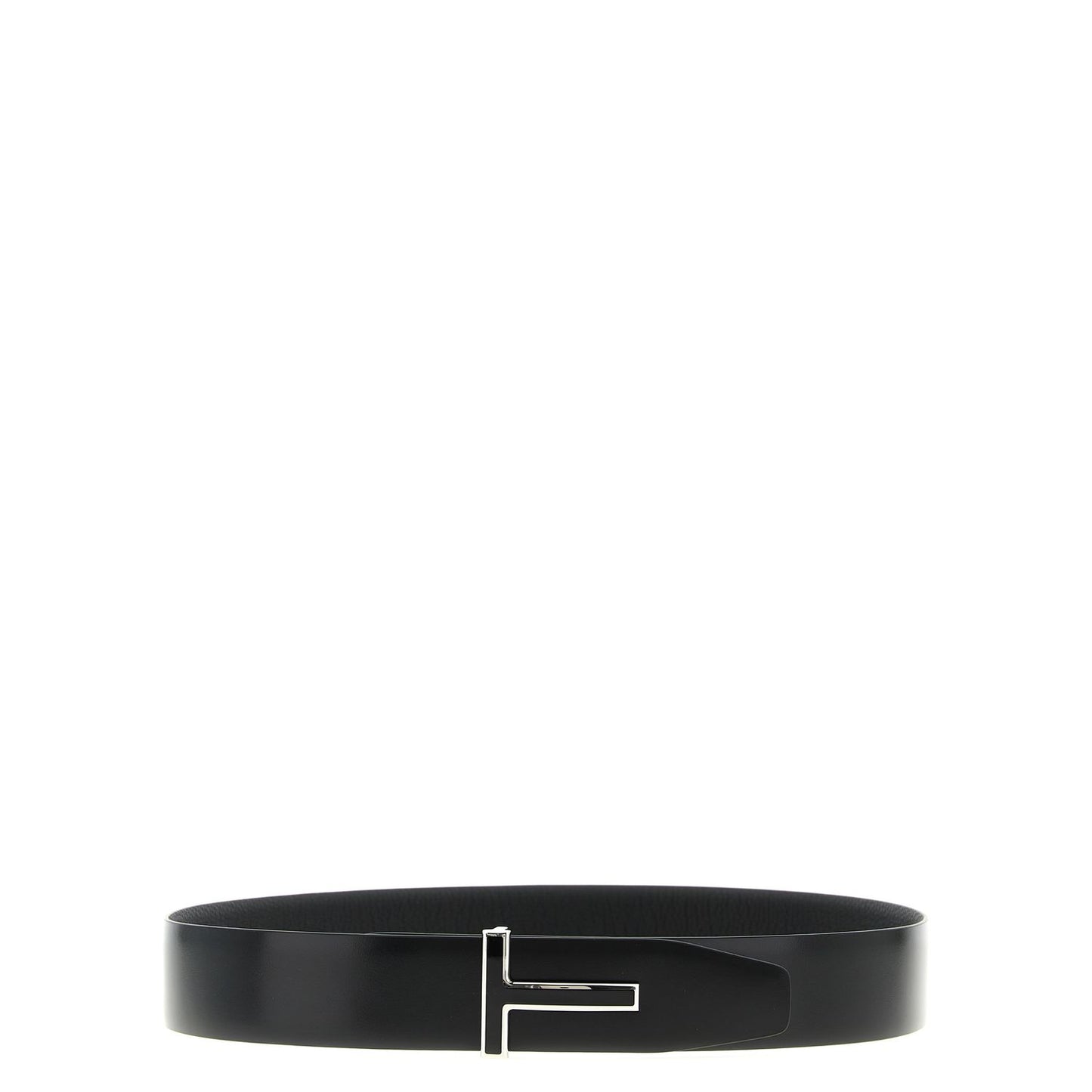 Tom Ford Black Calfskin Regular Belt