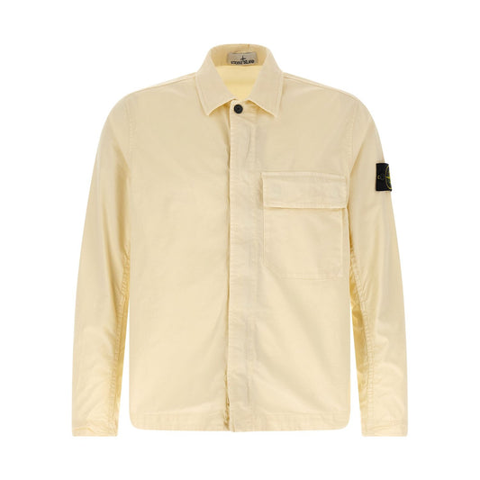 Stone Island Beige Cotton Blouse