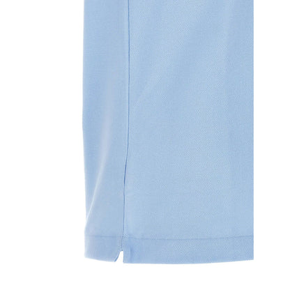 Lacoste Blue Cotton Polo Shirt