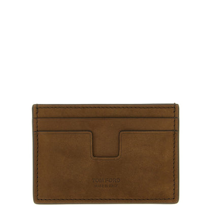 Tom Ford Brown Calfskin Cardholder
