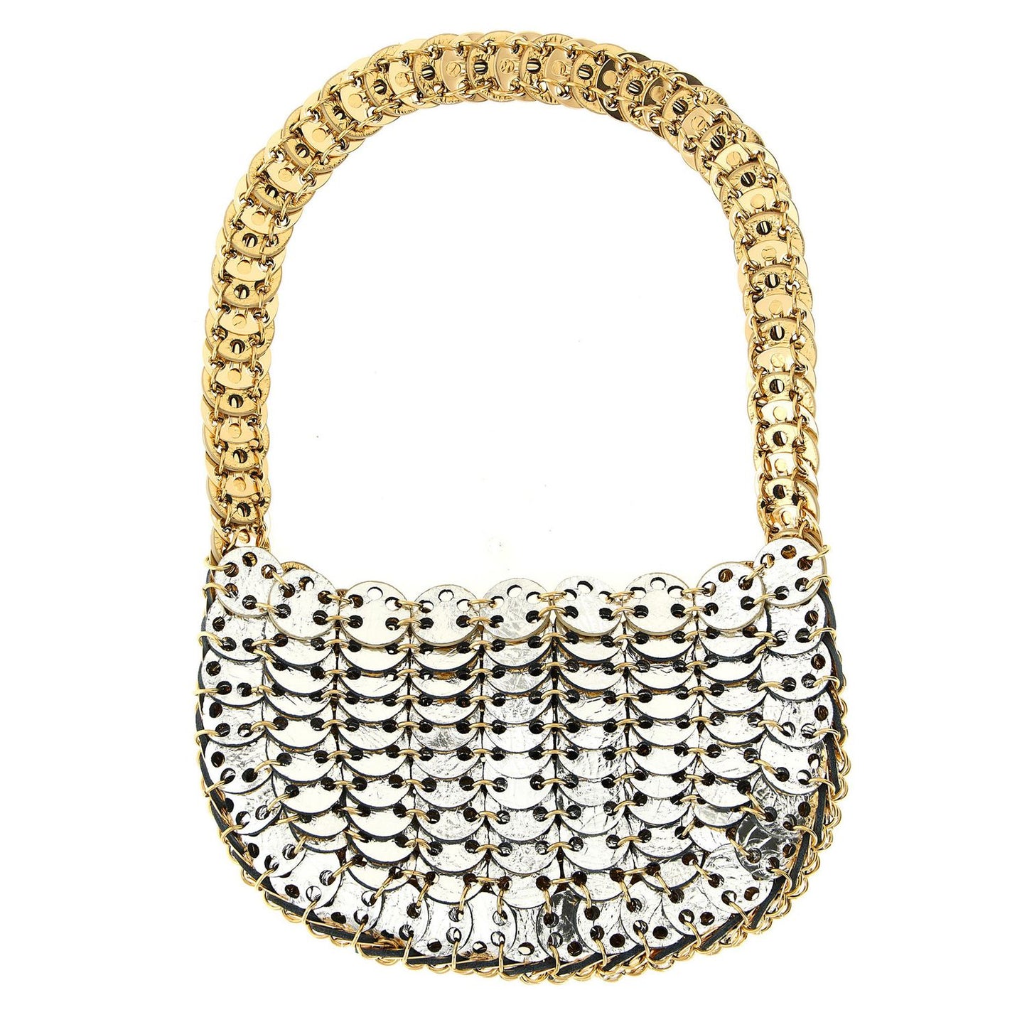 Paco Rabanne Multicolor Calfskin Shoulder Bag