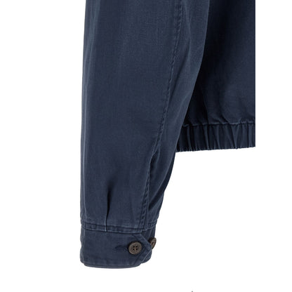 Polo Ralph Lauren Blue Cotton Full-Length Jacket