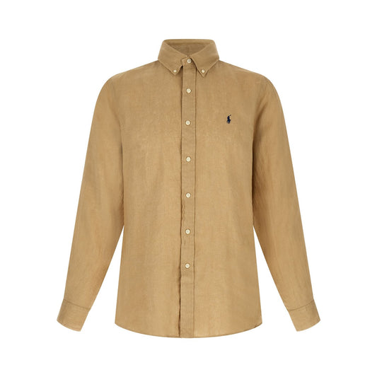 Polo Ralph Lauren Beige Linen Blouse