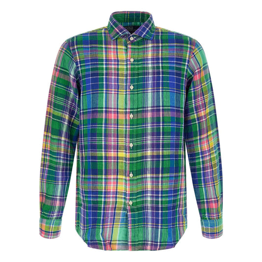Polo Ralph Lauren Multicolor Linen Blouse