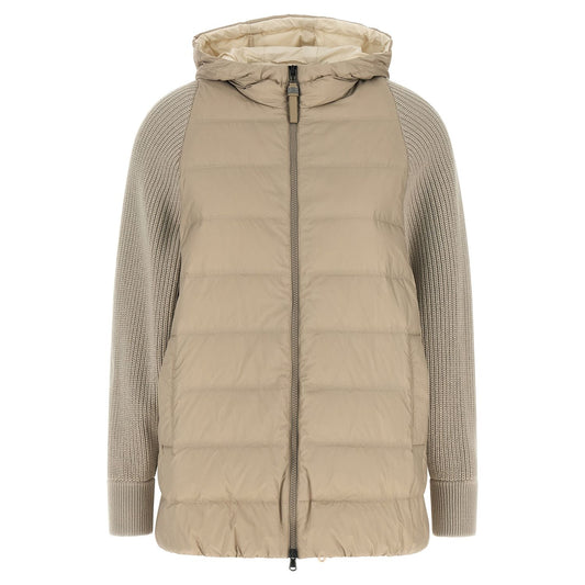 Brunello Cucinelli Beige Polyester Full-Length Jacket