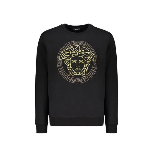 Versace Black Cotton Sweatshirt