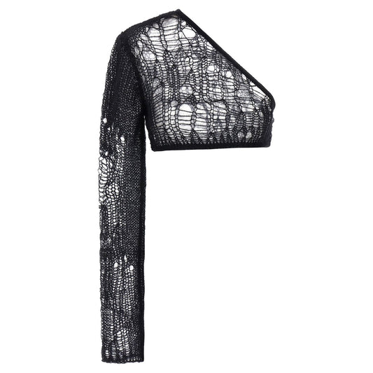 Rick Owens Black Nylon Tank Tops