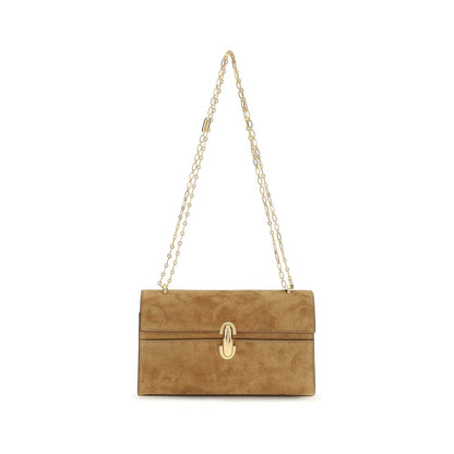 Savette Brown Calf Leather Bos Taurus Clutch Bag
