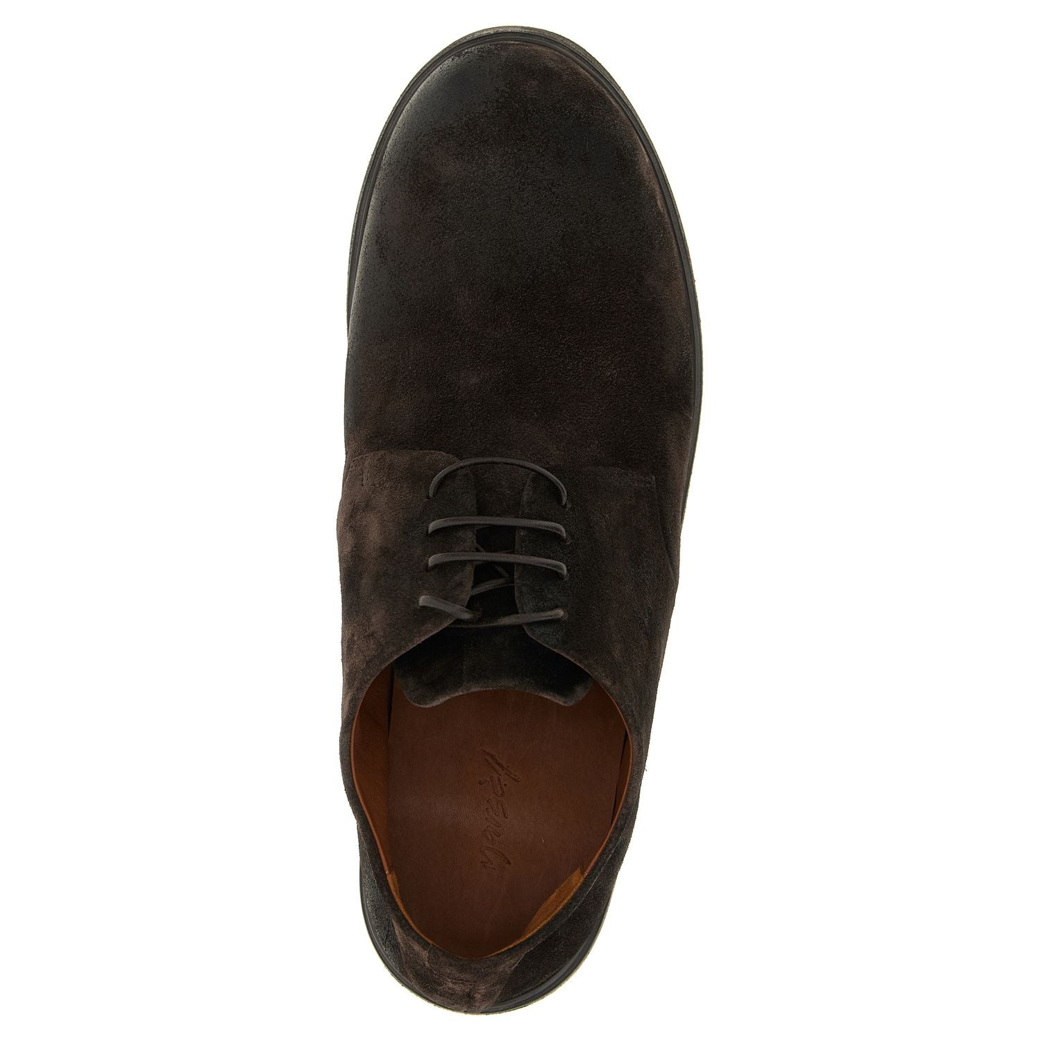 Marsell Brown Calfskin Oxfords And Derbies