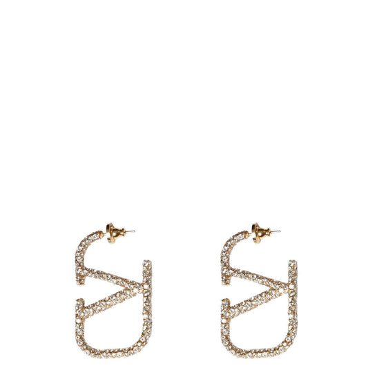 Valentino Garavani Gold Brass Earrings