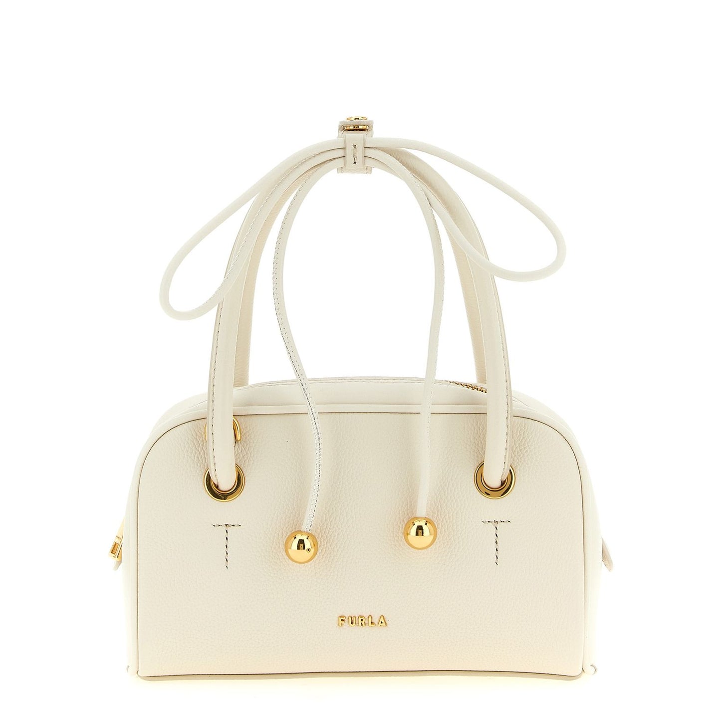 Furla White Calfskin Handbag