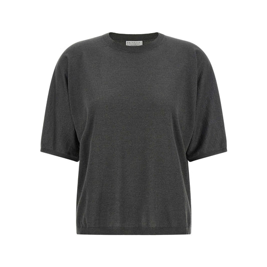 Brunello Cucinelli Gray Cashmere Cardigan