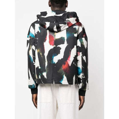 Alexander McQueen Graffiti-print Hooded Windbreaker