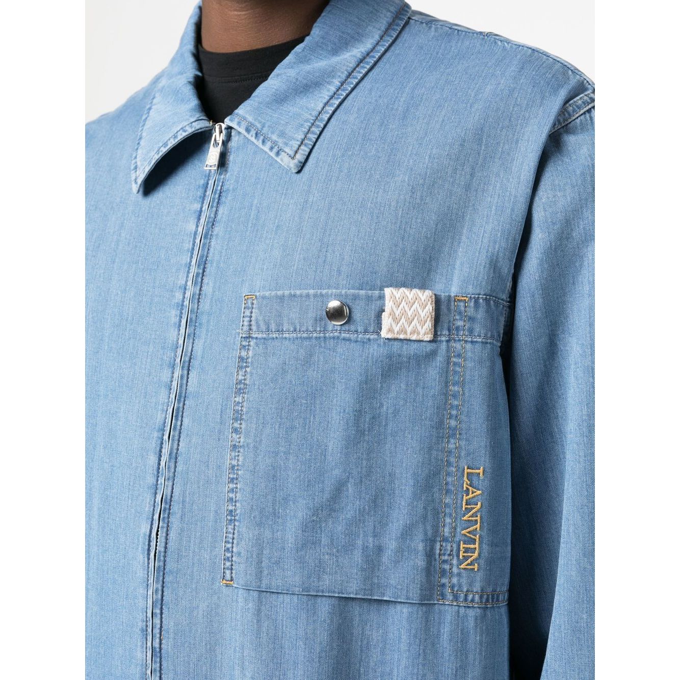 Lanvin Shirts Clear Blue