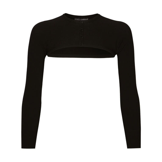 Dolce & Gabbana cropped button-fastening cardigan