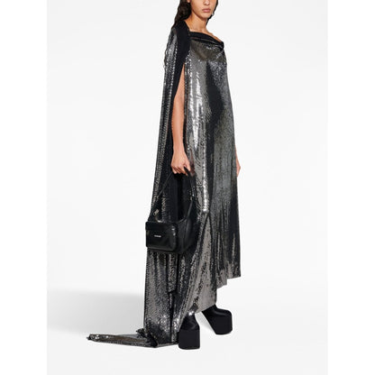 Balenciaga Metallic Effect Midi Dress